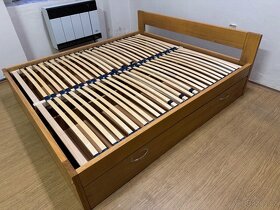 Manželská postel - DUB 180x200cm - 3