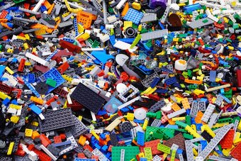 Lego 24,6 kg + návody - 3