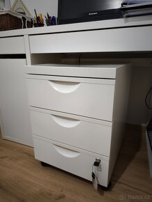 Kontejner pod stůl - plechový (jako nový) - 3