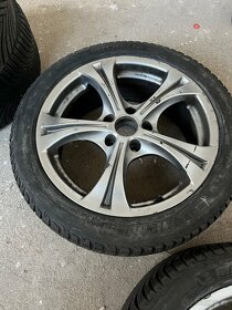 Prodám alu kola 17”5x112 se zimními pneutikami 225/45/17 - 3