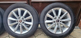 Originál alu Škoda 3 5x112 205/55 R16 - zimní - 3
