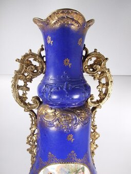 Porcelánová velká váza Karlovy Vary, stará, v63cm - 3