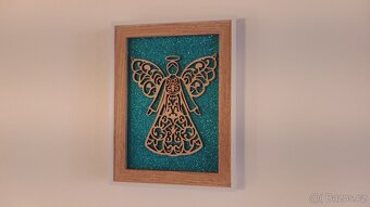 Obraz ANDĚL ŠTĚSTÍ 16x20 cm - 3