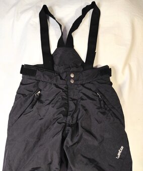 ČERNÉ LYŽAŘSKÉ KALHOTY-WEDZE, 8 let, 128 cm - 3