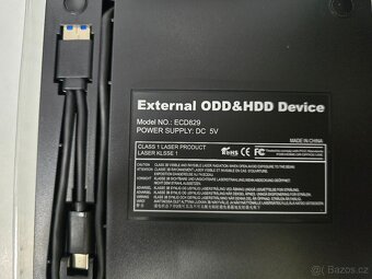 Externí USB3+USB-C vypalovačka CD / DVD nová - 3