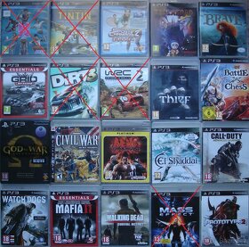 Sbírka her na PS3 Různé: dětské, bojovky, FPS, rarity. Brno - 3