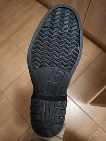 Zimní jezdecké boty se suchým zipem černé - 3