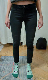 Dámské černé skinny džíny Tally Weijl vel. 36 - 3