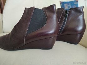 Kotníčkové boty na platformě vel. 40 - 3
