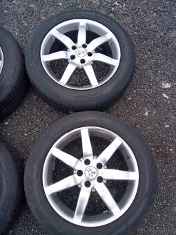Alu kola R 17, ET 40, 5x108, vč. pneu 225/55 ZR 17 - 3
