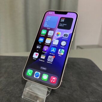 iPhone 13 128GB růžový, pěkný stav, 12 měsíců záruka - 3