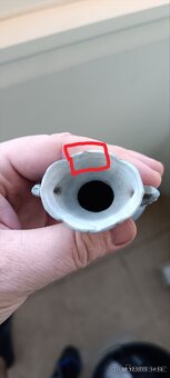 Prodám porcelánovou vázičku z 1. sv. války, originál - 3