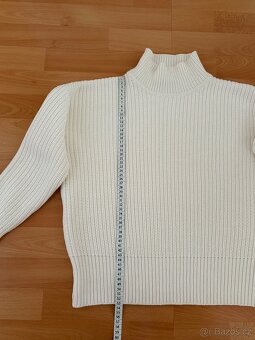 Bílý svetr vel. XS - 3