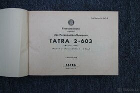 Tatra 603-2 katalog náhradních dílů a příručka řidiče - 3