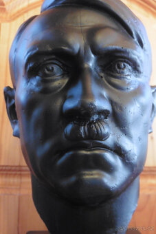 ADOLF HITLER velká busta 32cm/5kg signována - 3