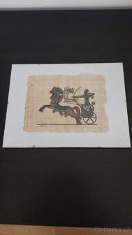 Obraz zasklený papyrus - jezdec - 3