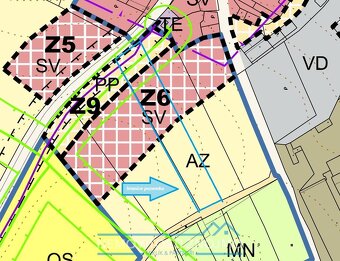 Prodej stavebního pozemku 2600m2, k.ú. Ctidružice u Znojma - 3