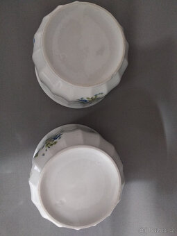 Květináče porcelánové pomněnky Secese - 3