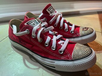 LUXUSNÍ TENISKY CONVERSE SWAROVSKI VEL.38 - 3
