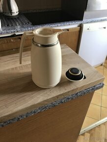 Termoska, hrnky,dzban, hliněná nádoba, prkenko na ryby, - 3
