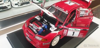 Mitsubishi Lancer evo VI 1:18 autoart rally rarita T.Makinen - 3