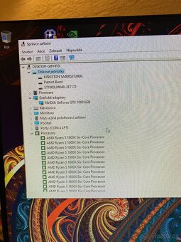 Herní PC GTX 1060 6GB + možnost monitoru - 3