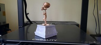 Sépiják socha 3D - 3