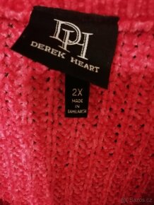 Pleteninové šaty s copánkovým vzorem Derek Heart 2Xl - 3
