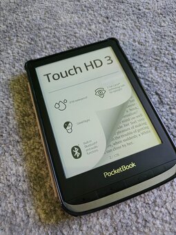 Čtečka Pocketbook Touch HD 3(metallic grey) + sklo - 3