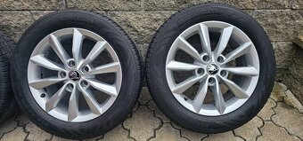 Originál alu Škoda 3 Minoris 5x112 205/55 R16 - 7mm - 3