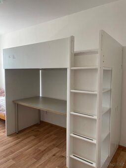 Patrová postel se skříní a poličkami - 3