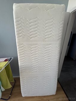 Postel Yoop Sonoma/Antracit s roštem a matrací - 3