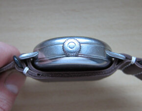 Originál obří starožitné německé letecké hodinky LACO B-UHR - 3