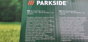Aku řetězová pila Parkside nová lze dokoupit bateri - 3