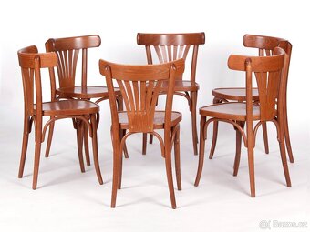 Populární bukové židle TON, 10 kusů. - 3