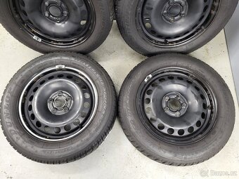 Originál 15" VW Škoda 5x100 zimní pneu 5-7mm - 3