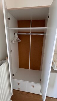 Dětská skříň Elmo 02 – bílá / buk - 3