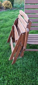 Prodám dřevěný zahradní nábytek - 3