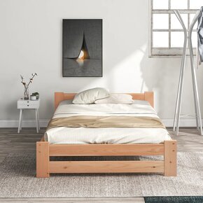 Futonová postel jednolůžko 90 x 200 cm - 3
