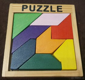 Hry Twister,logické puzzle Tchibo,dřevěná věž - 3