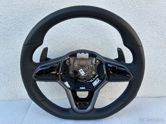 Sportovy volant vw touareg cr7 2018+ r rline vyhrev - 3