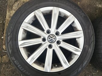 17"letní alu sada Stockholm 5x112 origo VW Touran 5T 215/55 - 3