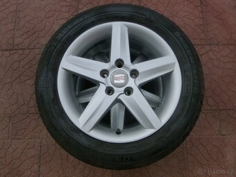 Letní alu sada disky originál Seat 5x112 6,5Jx16 ET50 - 3