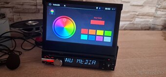 1DIN autorádio s Androidem – výsuvný displej, Bluetooth, CD, - 3
