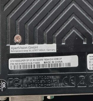 Palit GeForce GTX 1660 Super GamingPro OC 6 G - 3