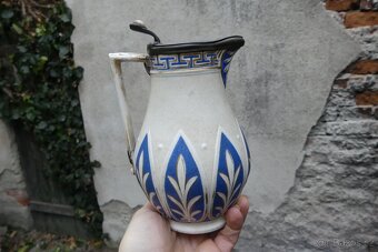 Džbánek s víkem, Copeland, Anglie, 19. století - 3