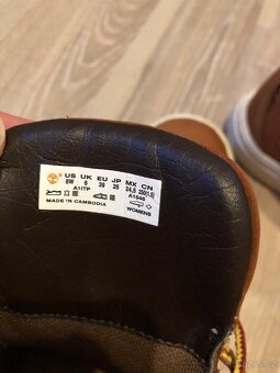 Kotnikove  kozene tenisky Timberland 39 - 3