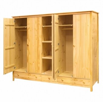 Dřevěná skříň 5dveřová TORINO - 3