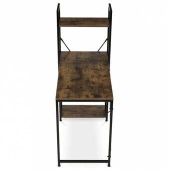 Počítačový stůl s regálem - 3