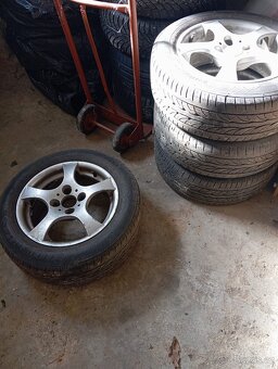 Prodám ALU kola Ford s pneumatikami - 3